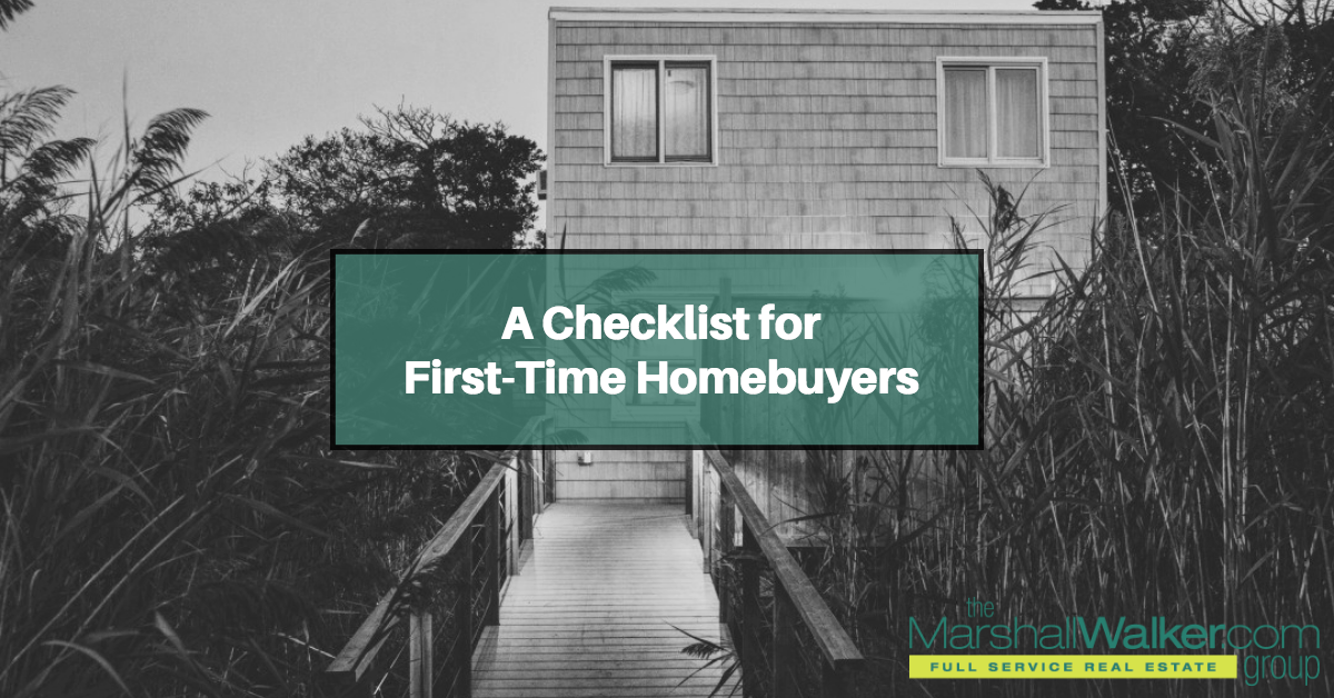 A Checklist for First-Time Homebuyers